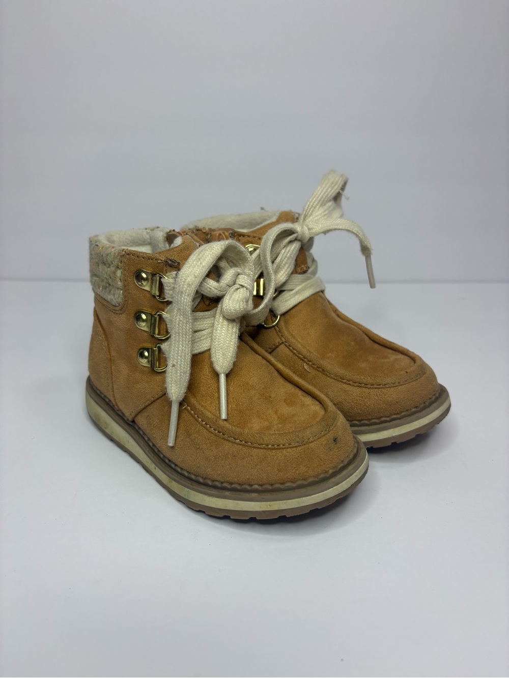 Cat & Jack Toddler Girls' Herbie Booties Size 7 Tan Winter